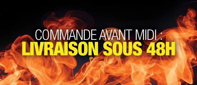 commande avant midi : livraison sous 48h